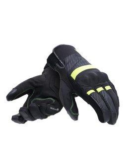 Rękawice motocyklowe tekstylne Dainese Fulmine D-Dry czarno-szaro-żółte
