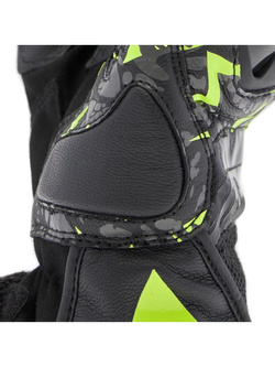 Rękawice Motocyklowe Dainese Mig 3 Unisex czarno-szaro-żółte