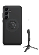 Zestaw: etui MAG na telefon Samsung Galaxy S25FE (magnetyczne) + statyw/ selfie stick Quad Lock