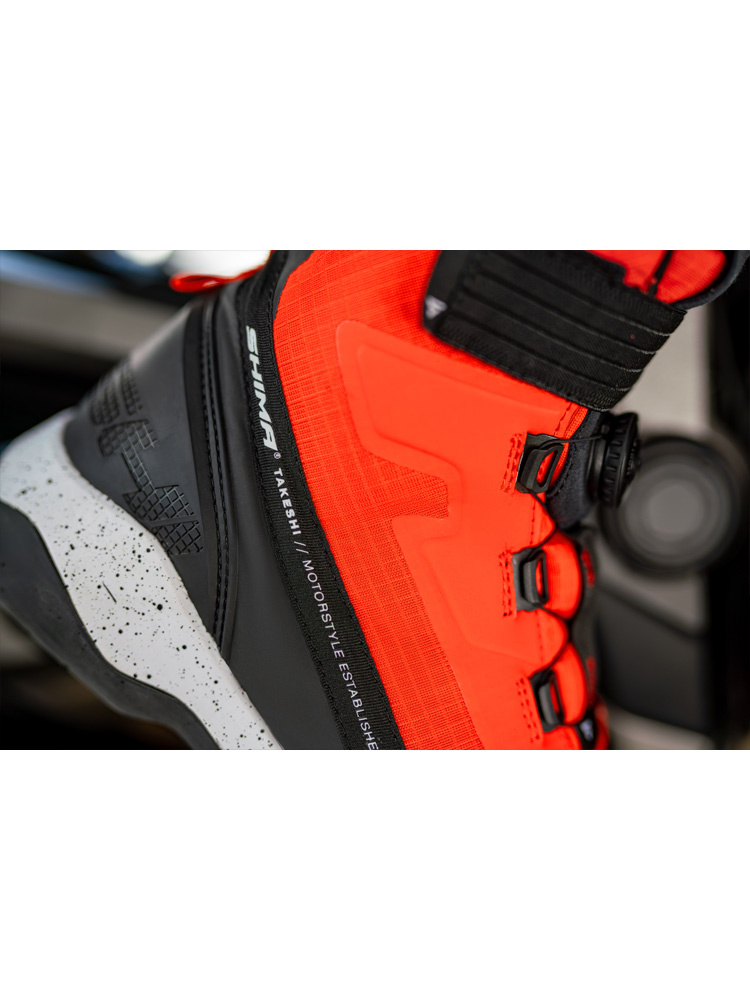Buty motocyklowe Shima Takeshi czarno-czerwone