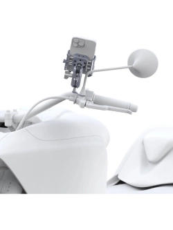 Uchwyt na telefon Outplorer P100-B regulowany z poduszką antywstrząsową [mocowany na lusterko]