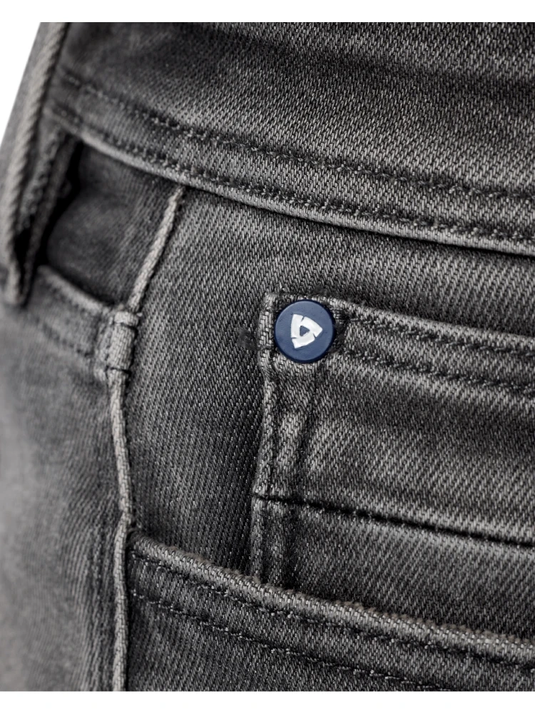 Jeansy motocyklowe REV’IT! Piston 3 SK szare