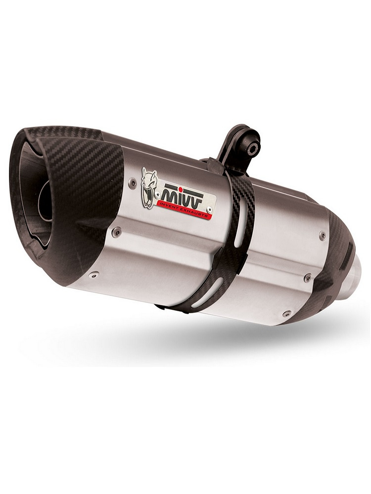 Tłumik motocyklowy Slip-On Line (Suono) MIVV do BMW R1200GS / Adventure (04-07) srebrny