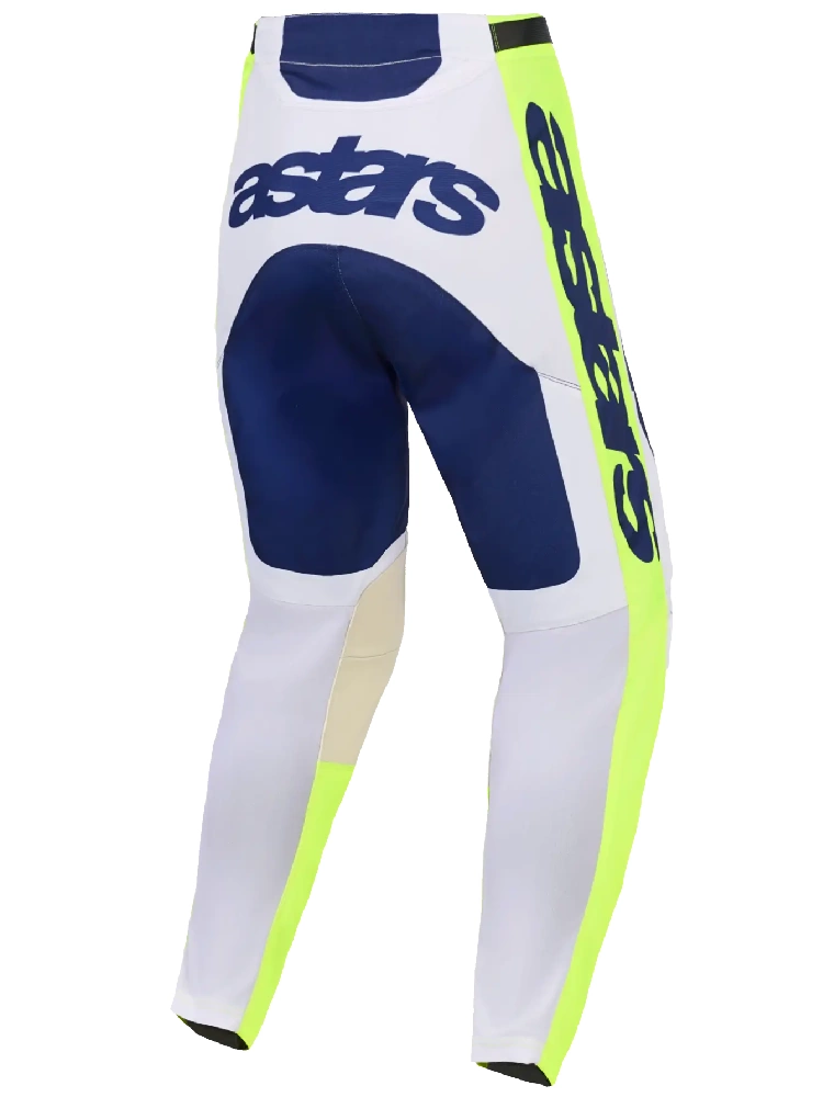 Spodnie cross Alpinestars MX Racer Air Riway szaro-niebieskie-fluo