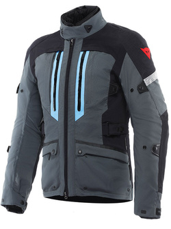 Kurtka motocyklowa tekstylna Dainese Mangen Absoluteshell Pro szaro-czarna