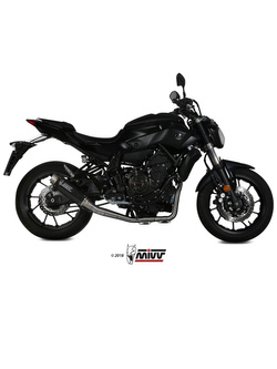 Pełny układ wydechowy (GP Pro) MIVV do Yamaha MT-07 / FZ-07 (14-20) carbon