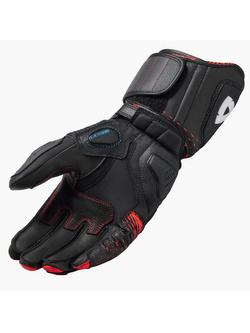 Rękawice motocyklowe REV’IT! Control czarno-fluo czerwone