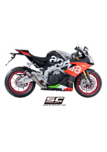 Tłumik CR-T High Position Carbon Fiber SC-Project do Aprilia RSV4 RF/RR 2018