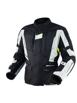 Kurtka motocyklowa tekstylna Rebelhorn Hardy II szaro-czarna