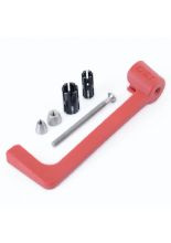 Osłona dźwigni hamulca/ sprzęgła R&G do Kawasaki ZX-6R (05-24)/ ZX-10R (06-20) czerwona