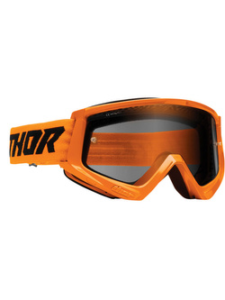 Gogle motocyklowe Thor Combat Racer Sand fluo pomarańczowo-czarne