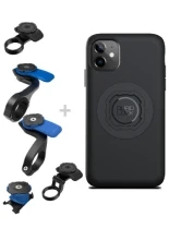 Zestaw rowerowy: etui na telefon iPhone 11 + mocowanie Quad Lock