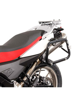 Zestaw: kufry boczne + stelaże EVO TRAX ADV Sw-Motech BMW F 650 GS/ Dakar (99-07) (pojemność: 2 x 37 L) srebrny