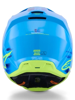 Kask enduro Alpinestars SM3 Force niebieski-fluo