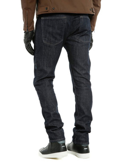 Jeansy motocyklowe Dainese Denim Slim Tex niebieskie