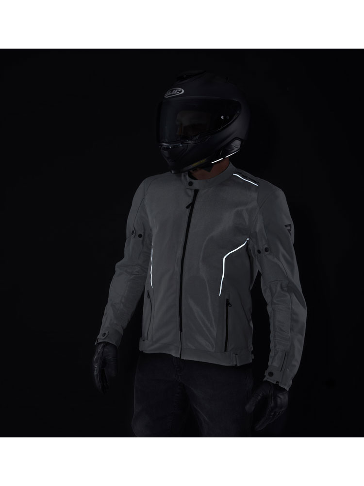 Kurtka motocyklowa tekstylna Rebelhorn Wave szara