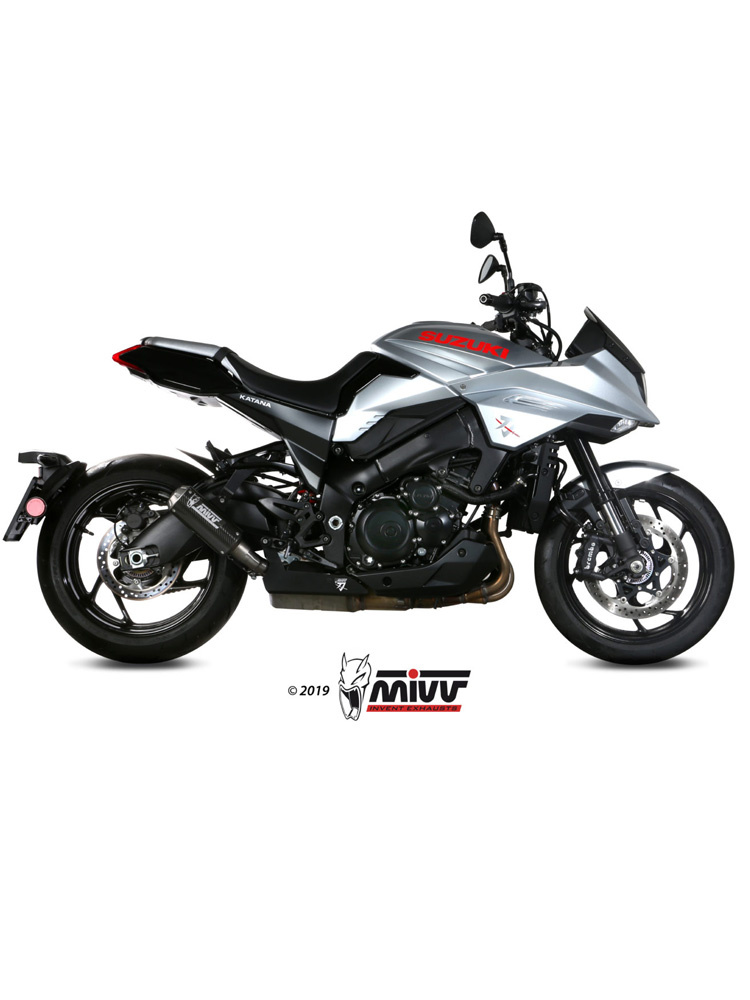 Tłumik motocyklowy Slip-On Line (MK3) MIVV do Suzuki Katana 1000 (19-) carbon