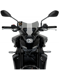 Szyba motocyklowa sportowa PUIG Yamaha MT-09 (24-)/ MT-09 SP (24-)/ MT-09 Y-AMT (24-) lekko przyciemniana