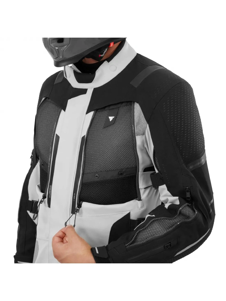 Kurtka motocyklowa tekstylna Shima Hero 3.0 G2 szaro-czarna