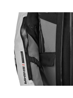Kurtka motocyklowa tekstylna Shima Tracker jasnoszara