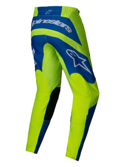 Spodnie cross Alpinestars MX Fluid Haul żółto-niebieskie 