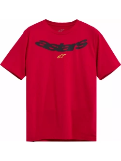 Koszulka z krótkim rękawem Alpinestars Elliptic CSF czerwona