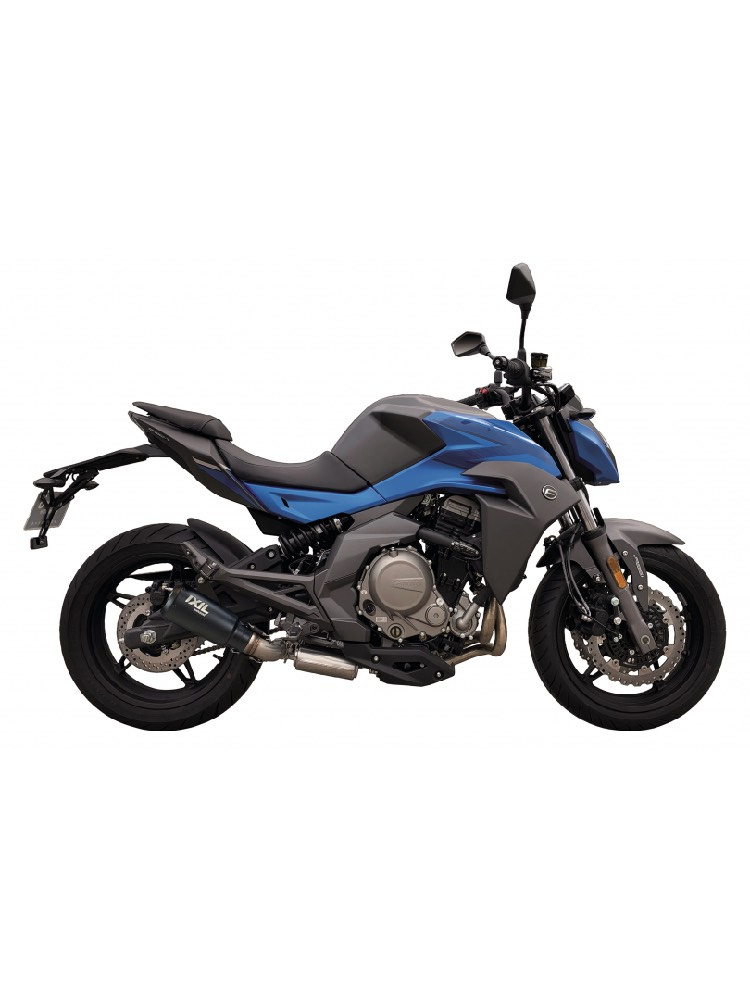 Tłumik motocyklowy IXIL RB Race Xtrem CF Moto 400 NK (22-24)/ 650 NK (21-24) czarny