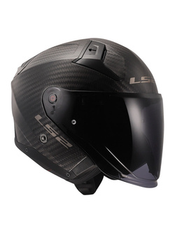Kask otwarty LS2 OF603 Infinity II Carbon czarny matowy