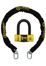 Łańcuch z ogniwem typu lasso o długości 120 cm z kłódką XTREM MINI AUVRAY średnica 10 mm