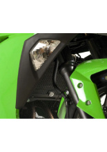Osłona chłodnicy R&G Racing Kawasaki NInja 250 (08-17)/ 300 (12-20)/ Z 250 (13-18) zielona