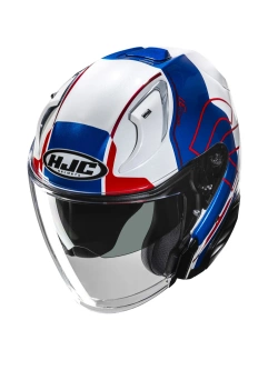 Kask otwarty HJC RPHA 31 Dereen niebiesko-biały