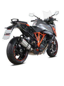 Tłumik motocyklowy Slip-On Line (Suono) MIVV do KTM Superduke 1290 GT (16-) srebrny