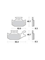 Klocki hamulcowe SBS 835 SI