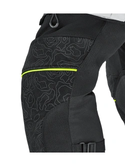Spodnie motocyklowe damskie tekstylne Shima Tracker czarno-szare
