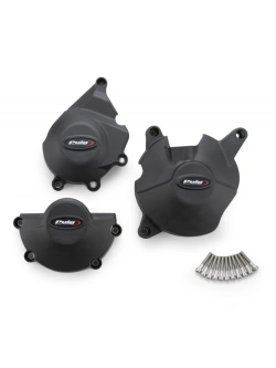 Pokrywy dekli silnika PUIG Honda CBR 600 RR (24-25) czarne