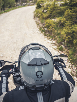 Kask szczękowy Schuberth E2 szary