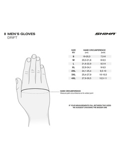 Rękawice motocyklowe Shima Drift czarne