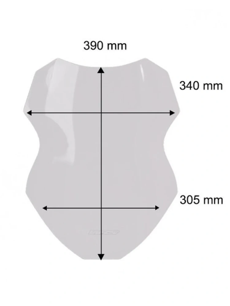 Szyba motocyklowa WRS Sport Yamaha Tracer 7/ GT (25-) mocno przyciemniana