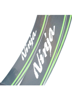 Paski na felgi PUIG - wzór Ninja (zielone)