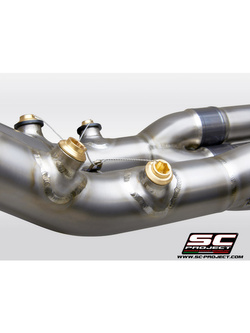 Pełny układ wydechowy SC-Project, Tłumik SC1-R Carbon (250mm), Kolektor tytanowy (4-1) - BMW S 1000 RR [20-21]