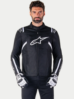 Kurtka motocyklowa tekstylna Alpinestars T-SPS V2 czarno-biała