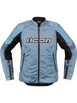 Kurtka motocyklowa damska tekstylna Icon Overlord 3 niebieska