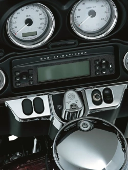 Panel przełączników Kuryakyn Harley Davidson (wybrane modele) srebrny