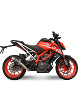 Tłumik Slip-On Termignoni GP2R-R stal nierdzewna + rura łącząca do KTM Duke 390 (17-19)