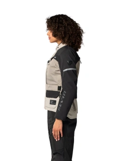 Kurtka motocyklowa damska tekstylna REV’IT! Outback 5 H2O brązowo-czarna