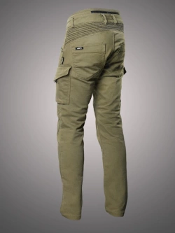 Jeansy motocyklowe 4SR Tourismo zielone