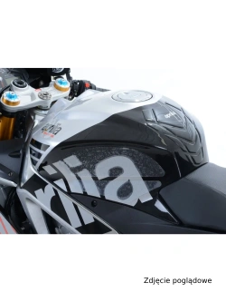 Tankpady antypoślizgowe boczne R&G Aprilia (wybrane modele) 4 części czarny