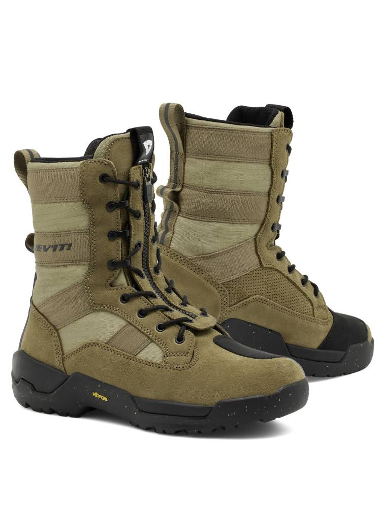 Buty motocyklowe REV’IT! Acre H2O zielono-brązowe