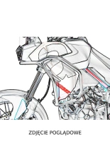 Gmole zbiornika paliwa Hepco&Becker Aprilia Tuareg 660 (25-) czerwone