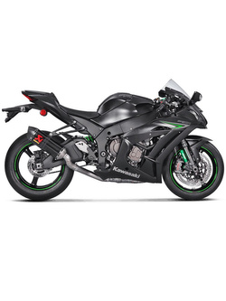 Wspornik i zacisk Akrapovič Kawasaki Ninja ZX-10R (17-20)/ SE (18-20)/ Ninja ZX-10RR (17-20) [włókno węglowe]